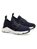 Sporty Cat Chain-Embellished Sneakers