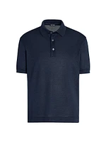 Silk Polo Shirt