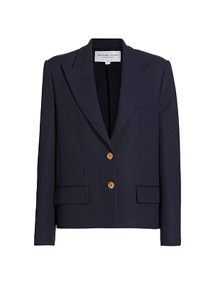 Boxy Cut-Off Blazer
