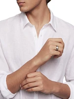 Beveled Band Ring Grey Titanium