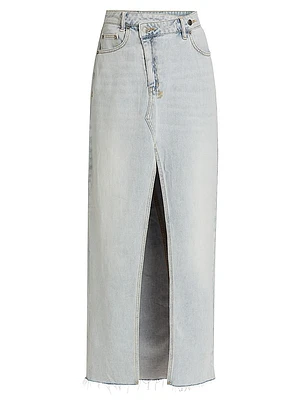 Relax Denim Maxi Skirt