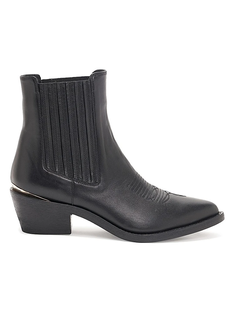 55MM Loulou Suede Ankle Boots