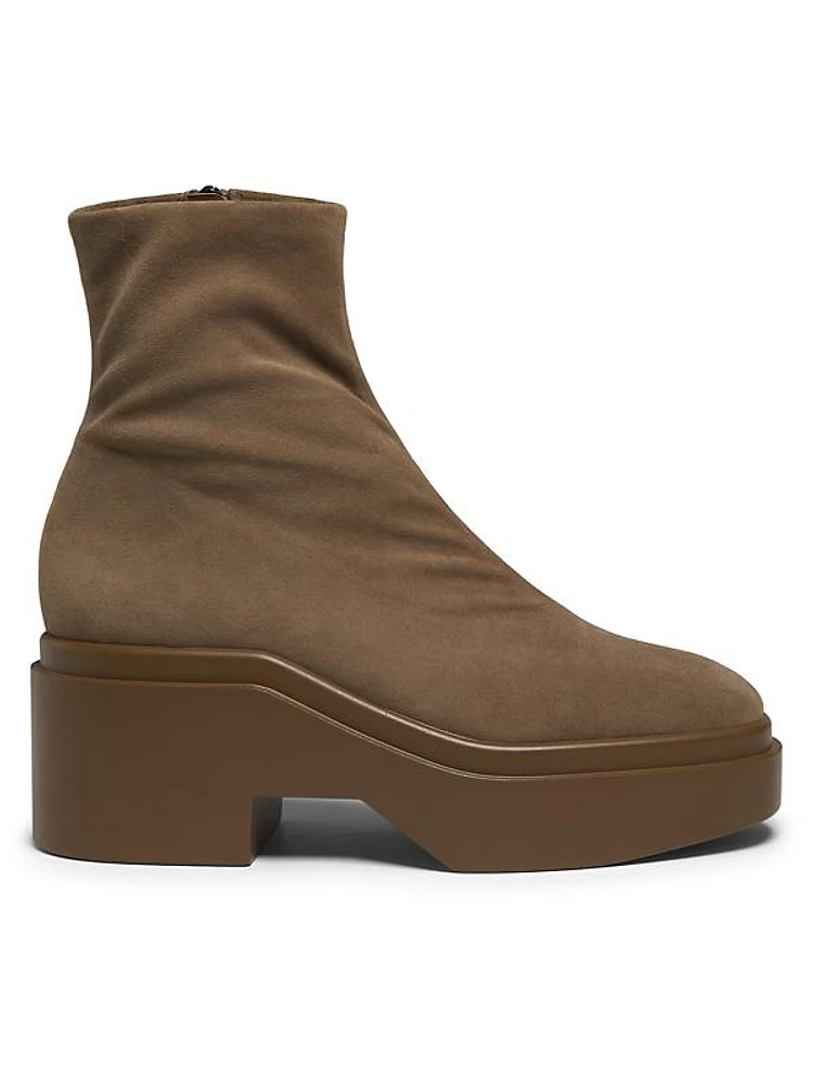 Nelle3 Suede Platform Ankle Boots