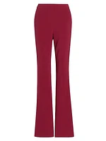 High-Rise Straight-Leg Trousers