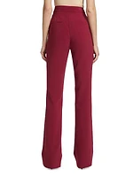 High-Rise Straight-Leg Trousers