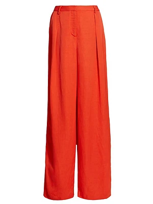 Sullivan Tuxedo Wide-Leg Pants