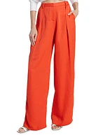 Sullivan Tuxedo Wide-Leg Pants