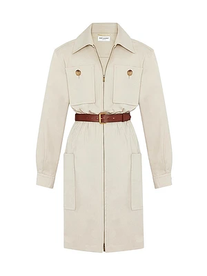 Saharienne Dress Cotton Twill