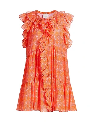 Summer Waves Letitia Abstract Minidress