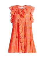 Summer Waves Letitia Abstract Minidress
