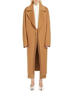 Cotton-Blend Tailored Crop Trousers