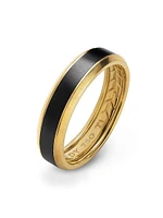 Beveled Band Ring 18K Yellow Gold
