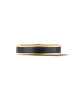 Beveled Band Ring 18K Yellow Gold