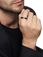 Beveled Band Ring 18K Yellow Gold