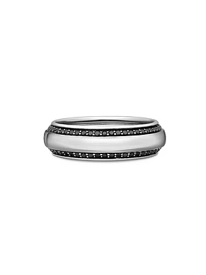 Beveled Band Ring 18K White Gold