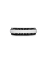 Beveled Band Ring 18K White Gold