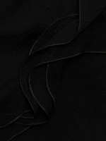 Ruffled Silk Chiffon Maxi Dress