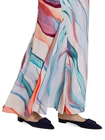 Paulette Watercolor Maxi Skirt