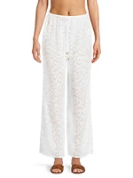 Leopard Jacquard Track Pants