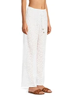 Leopard Jacquard Track Pants