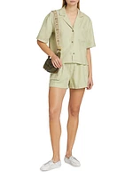 Heavyweight Linen Camp Shirt