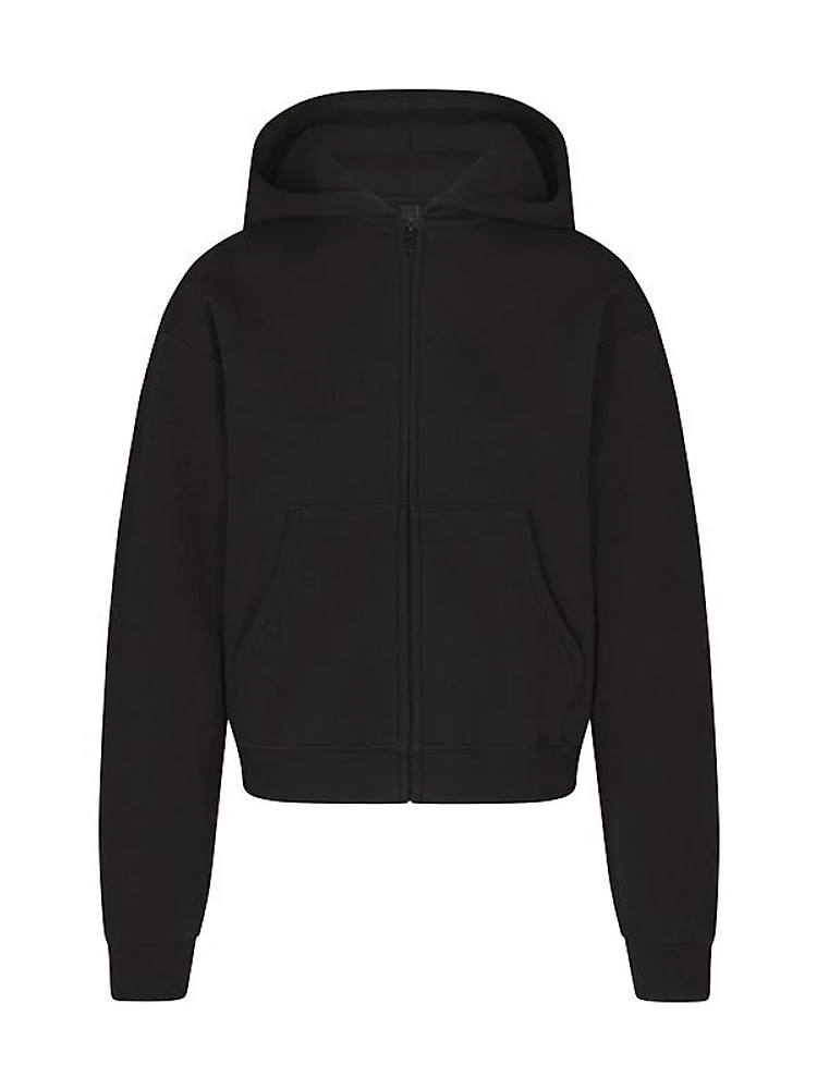 Cotton Fleece Classic Zip Up Hoodie