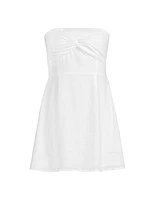 Under The Sun Linen Minidress