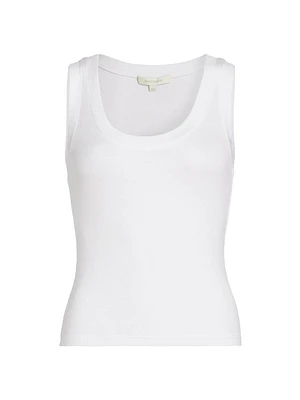 Scoopneck Rib-Knit Tank