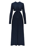 Anouk Divine Dominion Metallic Jersey Ankle Dress