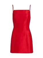 Kiara Satin Sleeveless Minidress