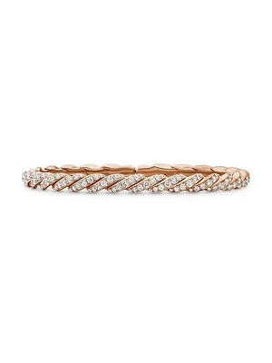 Pavéflex Bracelet 18K Rose Gold