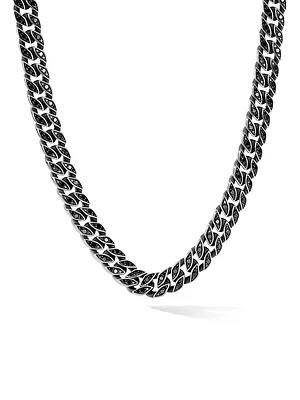Curb Chain Necklace Sterling Silver