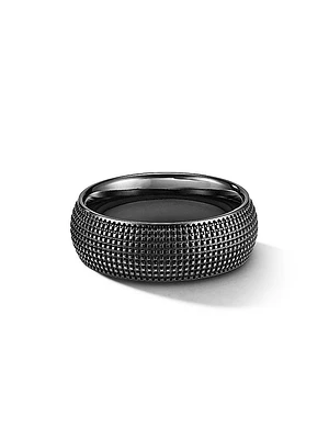 Sky Band Ring Black Titanium, 8.5MM