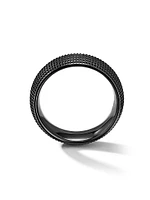 Sky Band Ring Black Titanium, 8.5MM