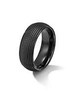 Sky Band Ring Black Titanium, 8.5MM