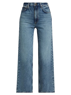 Shea High-Rise Straight-Fit Jeans