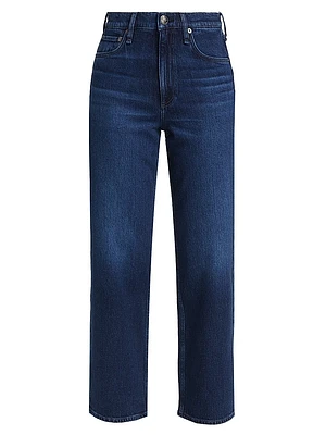 Shea High-Rise Straight-Leg Jeans