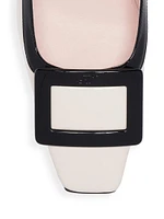 Belle Vivier 45MM Patent Leather Buckle Pumps