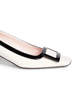 Belle Vivier 45MM Patent Leather Buckle Pumps