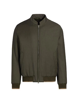 Wool Bomber Jacket