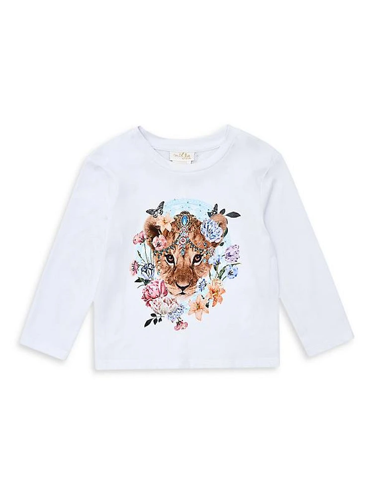 Baby Girl's, Little Girl's & Girl's Cub Graphic Long-Sleeve T-Shirt