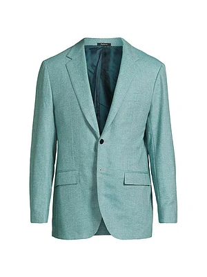 Herringbone Wool Sport Jacket