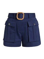 Cornelia Belted Utility Shorts