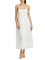 Tilney Linen Midi-Dress