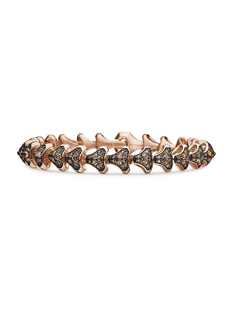 Armory Link Bracelet 18K Rose Gold
