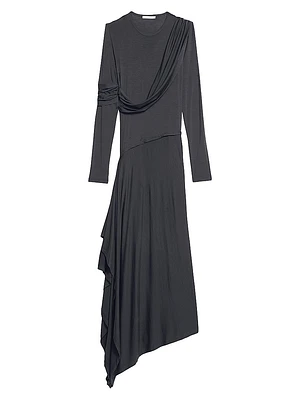 Protection Draped Midi-Dress