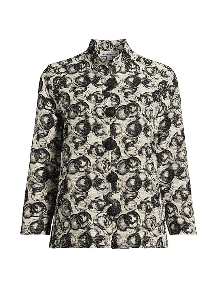 Circle Jacquard Easy-Fit Jacket