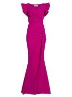 Beaurisse Ruffle Gown