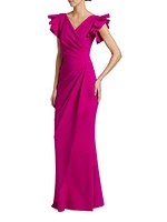 Beaurisse Ruffle Gown