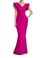 Beaurisse Ruffle Gown